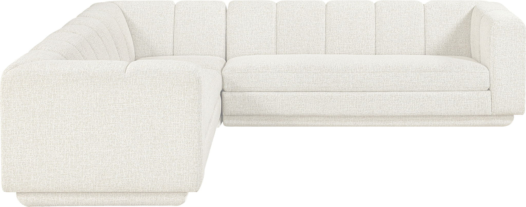 Modari - Sectional - Cream - Simple Home Plus