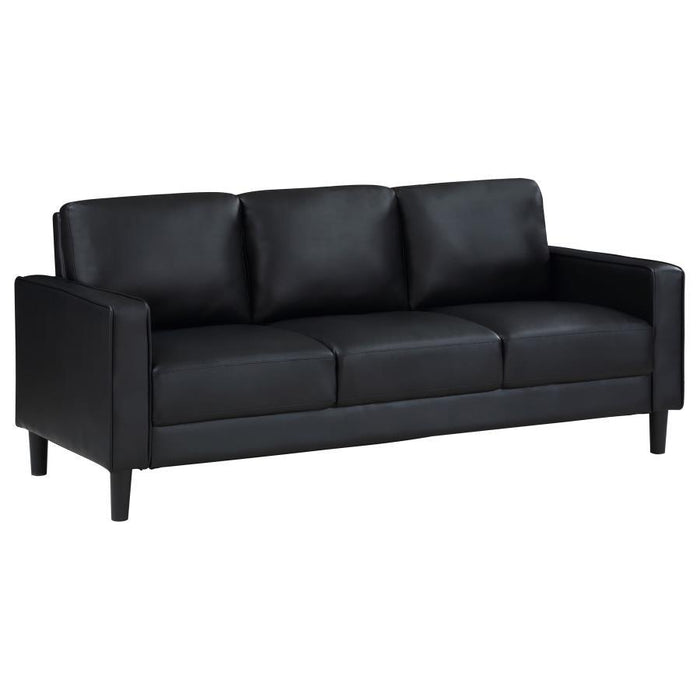 Ruth - Upholstered Track Arm Sofa Set - Simple Home Plus