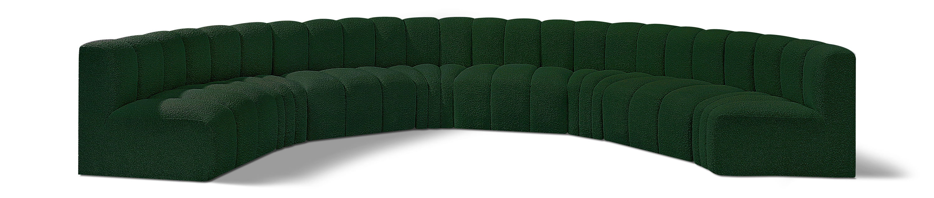 Arc - Boucle Fabric 8 Piece U-Shaped Modular Sofa - Simple Home Plus
