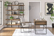 Montia - Home Office Desk, Desk Chair, Bookcase - Light Brown - Simple Home Plus