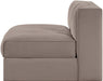 Rummi - Velvet Performance Fabric Upholstered Modular Armless Chair - Simple Home Plus