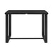 Alegria - Outdoor Patio Bar Height Dining Table - Black - Simple Home Plus