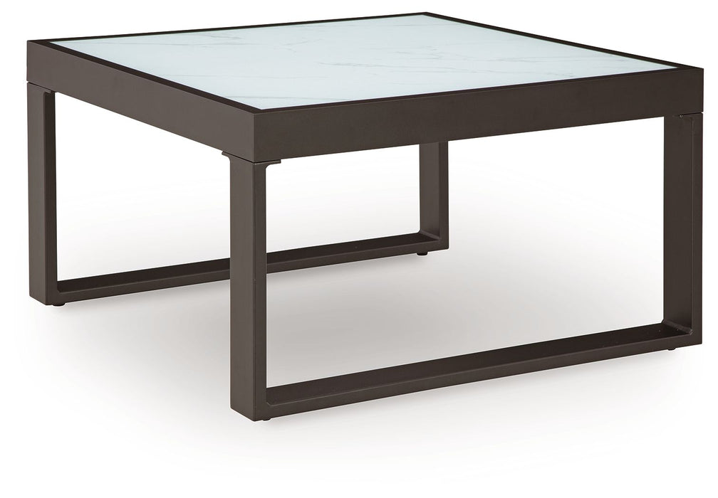 Beachloft - Black / Gray - Square Cocktail Table - Simple Home Plus