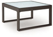 Beachloft - Black / Gray - Square Cocktail Table - Simple Home Plus
