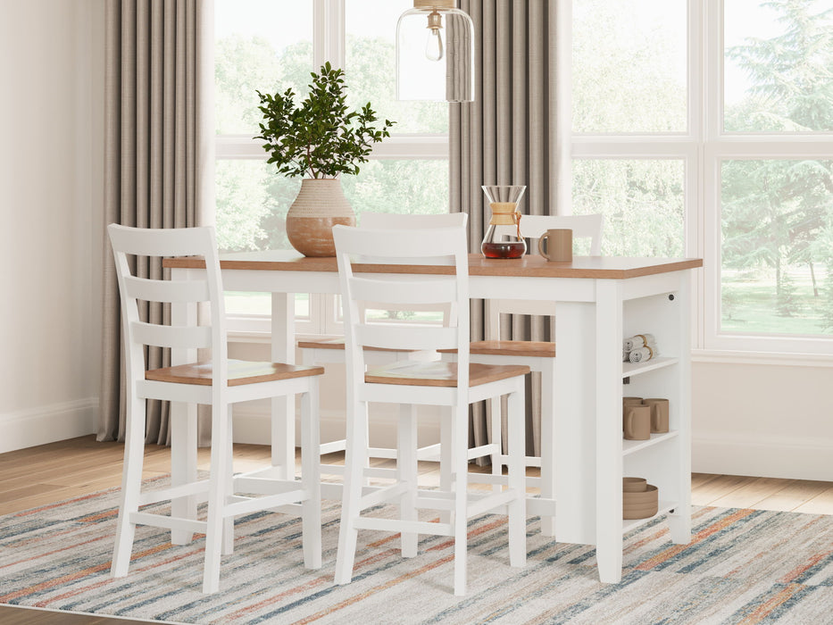 Gesthaven - Rectangular Dining Room Counter Set - Simple Home Plus
