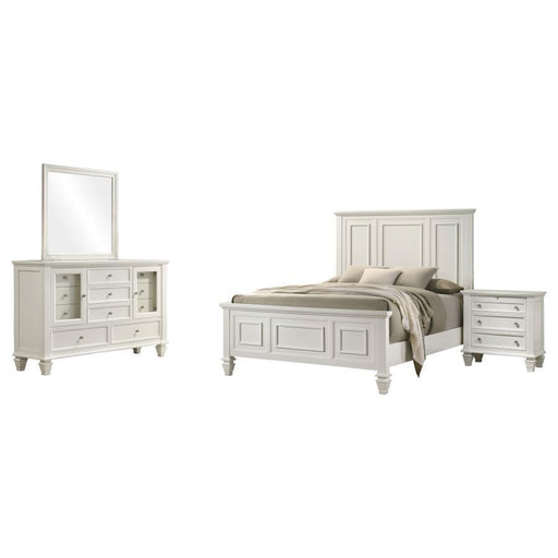 Sandy Beach - Panel Bed Bedroom Set - Simple Home Plus