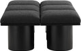 Pavilion - 6 Piece Modular Bench With Black Base - Simple Home Plus