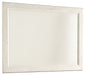 Willowton - Bedroom Mirror - Whitewash - Simple Home Plus