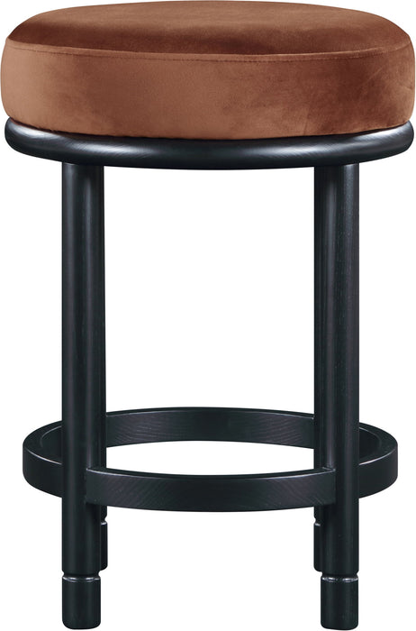 Monette - Counter Stool With Black Base - Simple Home Plus