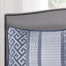 Bennett - King 4 Piece Reversible Coverlet Set - Navy - Simple Home Plus