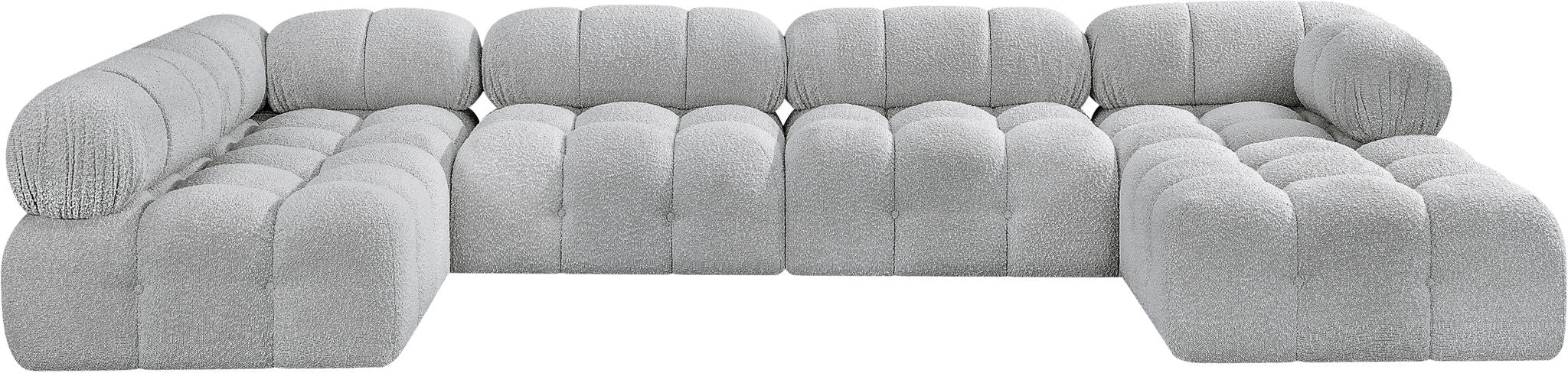 Ames - 6 Piece Modular U-Shaped Sectional - Simple Home Plus