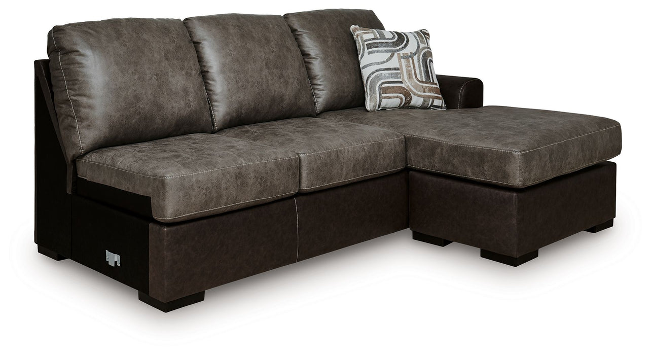 Castille Way - RAF Sofa Chaise - Fossil - Simple Home Plus