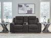 Brysonview - Double Reclining Loveseat With Console - Charcoal - Simple Home Plus