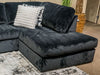 Ashford Heights - RAF Corner Chaise - Onyx - Simple Home Plus