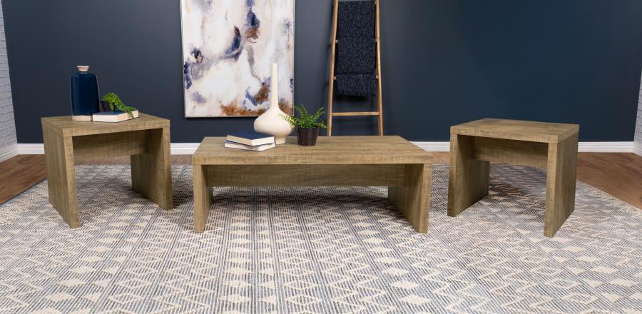 Lynette - Rectangular Coffee Table Set - Simple Home Plus