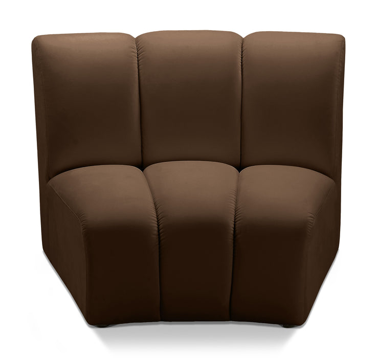 Infinity - Fabric Modular Chair - Brown - Simple Home Plus