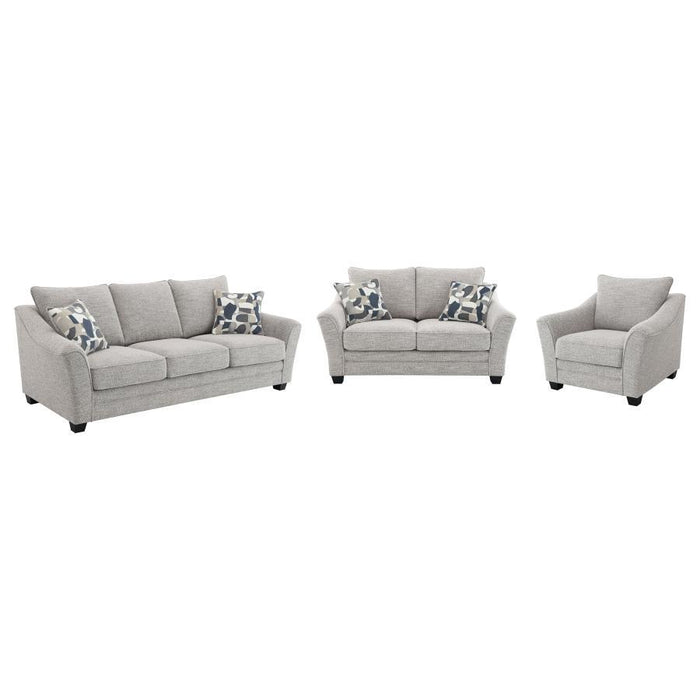 Tomkins - Boucle Upholstered Sofa Set - Simple Home Plus