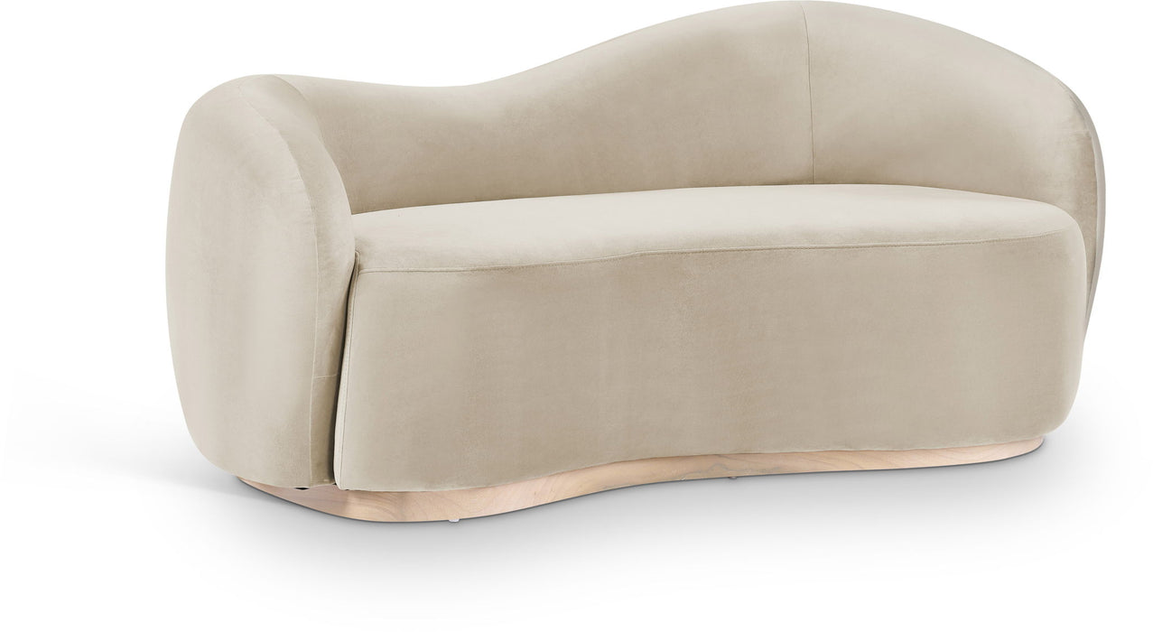 Gustavo - Velvet Upholstered Loveseat - Simple Home Plus