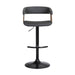 Calista - Adjustable Bar Stool With Golden Bronze Frame - Simple Home Plus