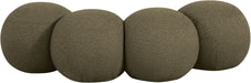 Apollo - Boucle Fabric Bench - Simple Home Plus