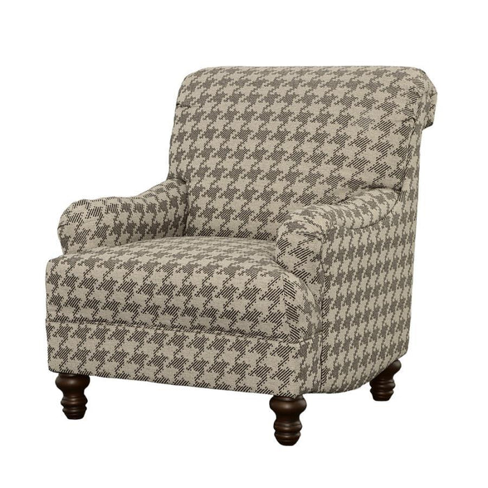 Glenn - Upholstered English Arm Accent Chair - Simple Home Plus