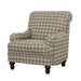 Glenn - Upholstered English Arm Accent Chair - Simple Home Plus