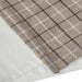 Anaheim - 50x108" Plaid Rod Pocket And Back Tab Curtain Panel With Fleece Lining - Brown - Simple Home Plus