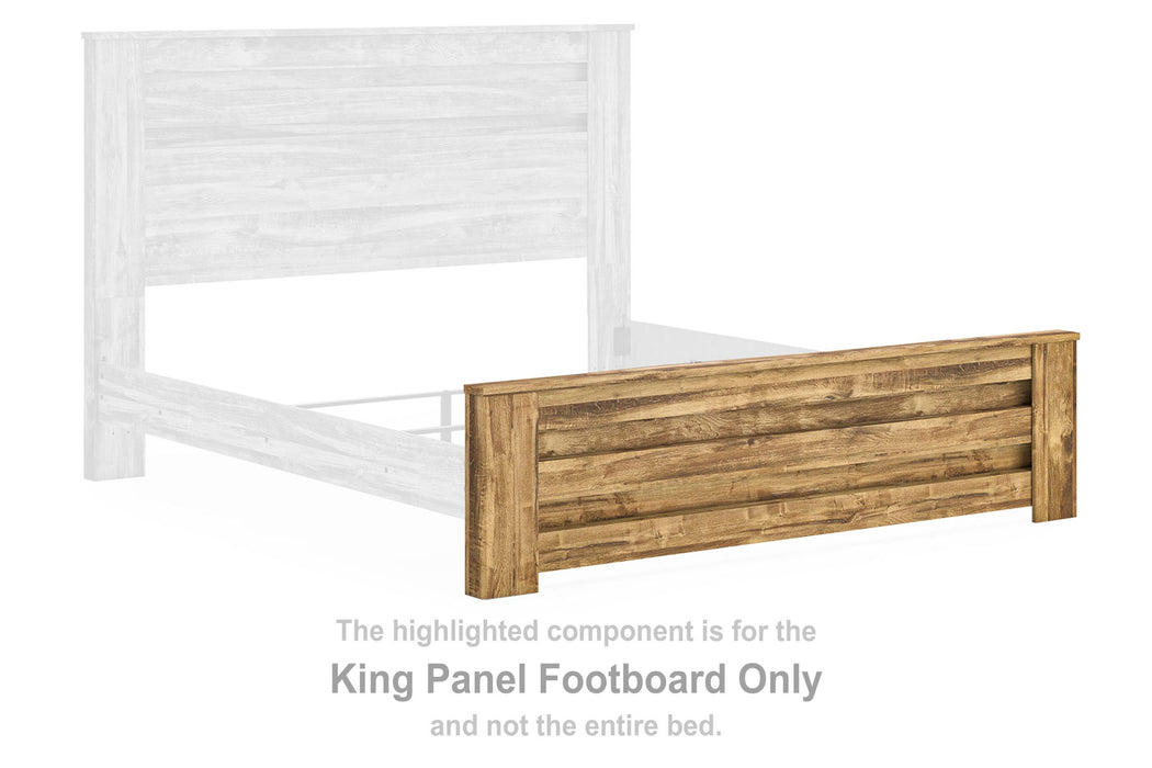 Maystonna - King Panel Footboard - Brown - Simple Home Plus
