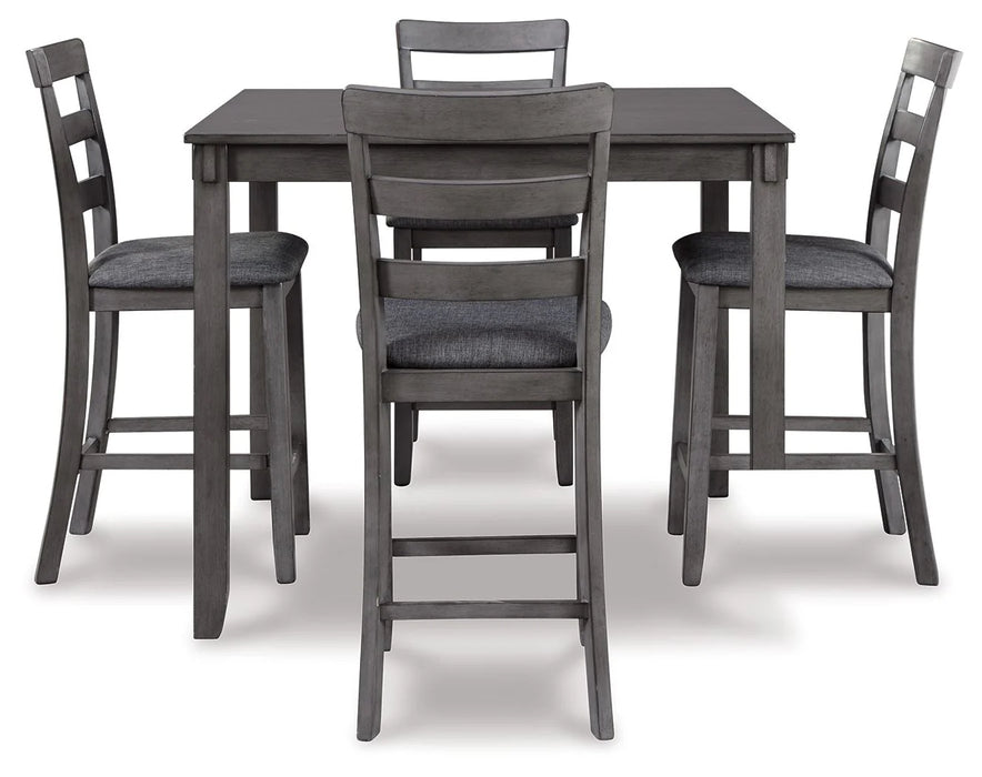 AS-IS Bridson - Square Counter TBL Set (Set of 5) - Gray