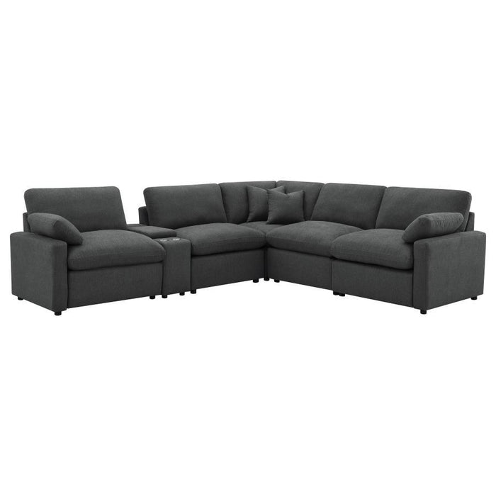 Collins - 6-Piece Modular Power Reclining Sectional - Simple Home Plus