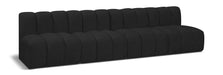Arc - Boucle Fabric 4 Seats Modular Sofa - Simple Home Plus