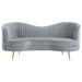 Sophia - Upholstered Channel Tufted Loveseat - Simple Home Plus