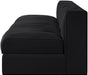 Rummi - Velvet Performance Fabric Upholstered 3 Piece Modular Armless Sofa - Simple Home Plus