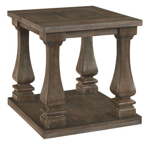 Johnelle - Gray - Rectangular End Table - Simple Home Plus