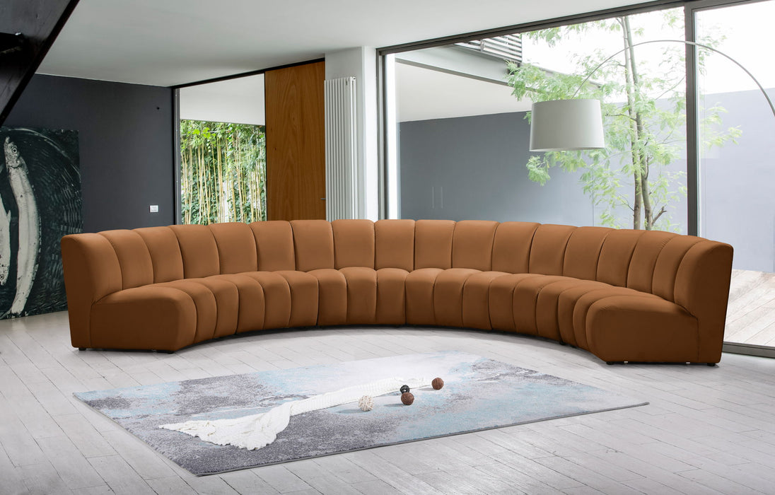 Infinity - 6 Piece Modular Sectional - Saddle - Simple Home Plus