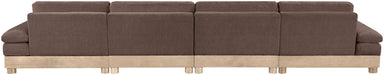 Turin - Chenille Fabric Upholstered Modular Sectional - Brown - Simple Home Plus