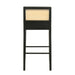 Tobias - Coastal Modern Wood Bar Height Kitchen Bar Stool - Simple Home Plus