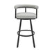 Magnolia - Swivel Stool - Black Metal - Simple Home Plus