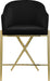 Xavier - Counter Stool with Gold Legs - Simple Home Plus