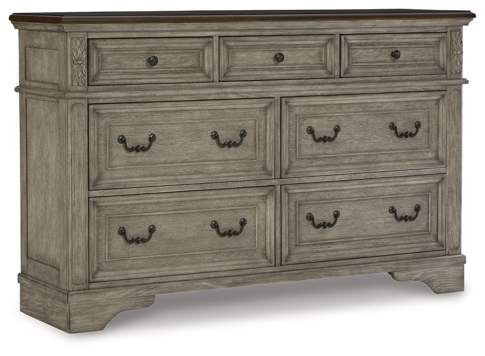 Lodenbay - Antique Gray - Dresser - Simple Home Plus
