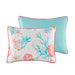 Pebble Beach - King 6 Piece Duvet Cover Set - Coral - Simple Home Plus