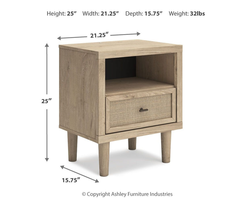Cielden - Two-Tone - One Drawer Night Stand - Simple Home Plus