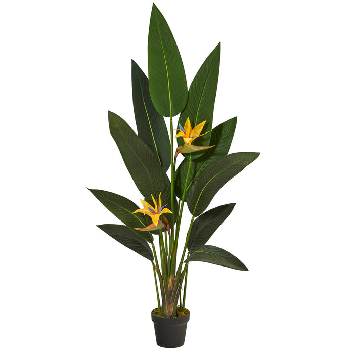 4.5' Bird of Paradise Artificial Plant (Real Touch)