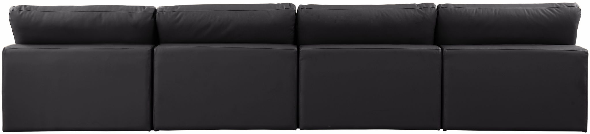 Comfy - Faux Leather Modular Armless Sofa 4 Seats - Simple Home Plus