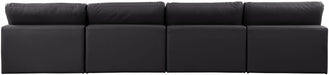 Comfy - Faux Leather Modular Armless Sofa 4 Seats - Simple Home Plus