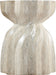 Caserta - Concrete End Table - Travertine - Simple Home Plus