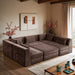 Stellar - 6 Piece Upholstered Modular Sectional - Simple Home Plus