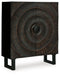 Fosterman - Distressed Black - Accent Cabinet - Simple Home Plus
