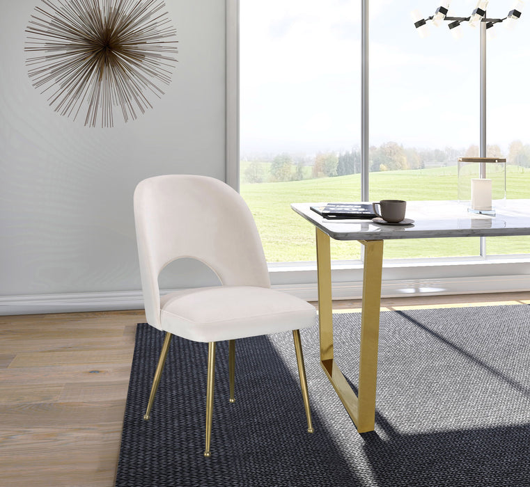 Logan - Dining Chair (Set of 2) - Gold Legs - Simple Home Plus