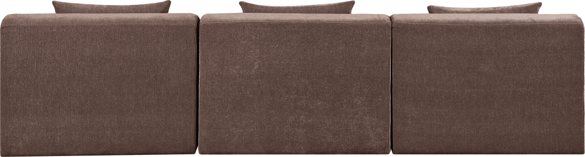 Stellar - 3 Piece 114" Upholstered Modular Armless Sofa - Simple Home Plus